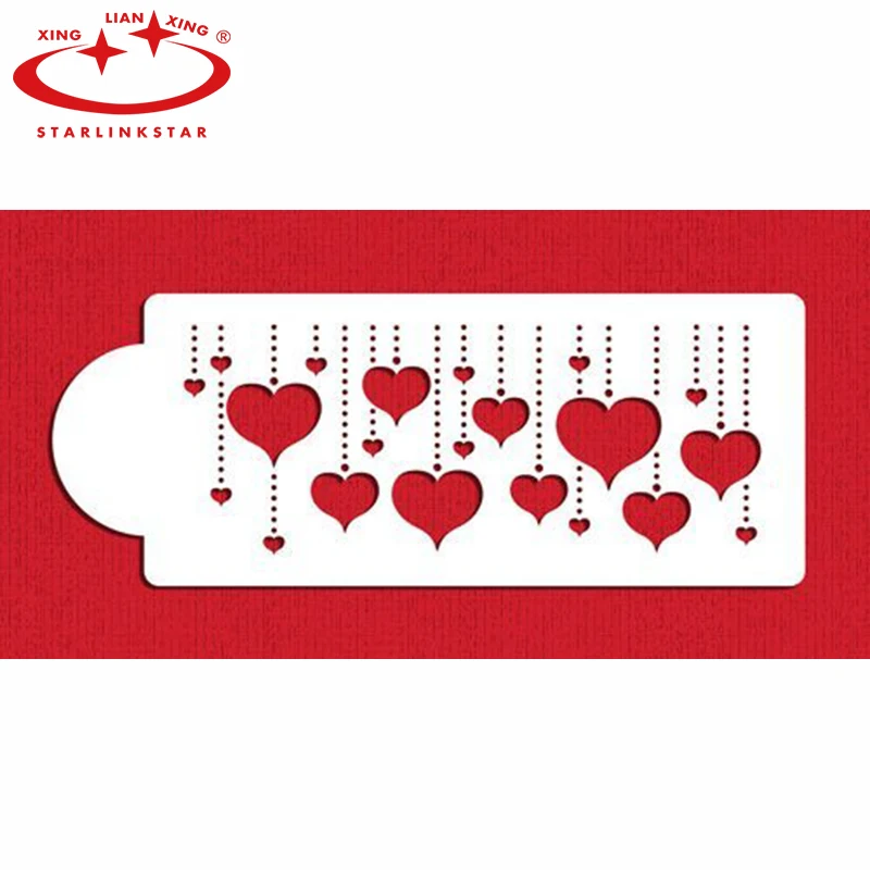 Подвесное сердце силиконовые инструменты для выпечки тортов силиконовый