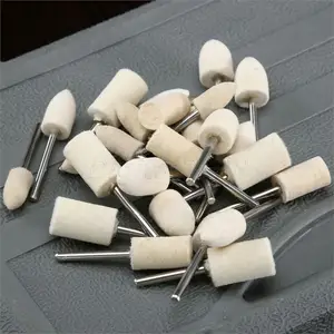 Набор фетровых полировальных ват, 25 шт., абразивные аксессуары для вращающихся инструментов