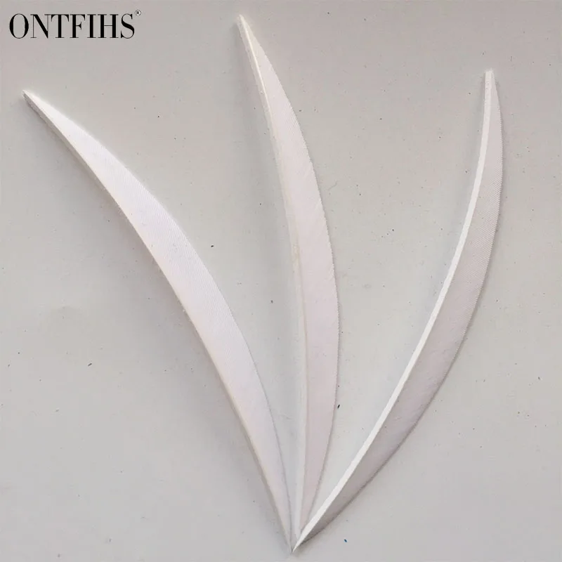 50 шт. ONTFIHS 5 &quotстрельба из лука перья для стрел индейка перо Fletching аксессуары