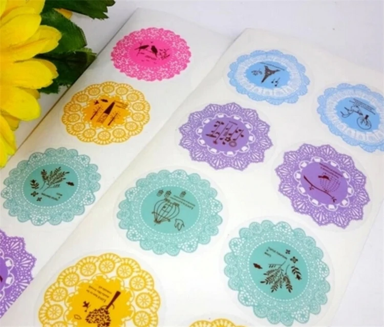 Ручная работа круглая бирка ручной работы синий желтый Подарочный мешок для