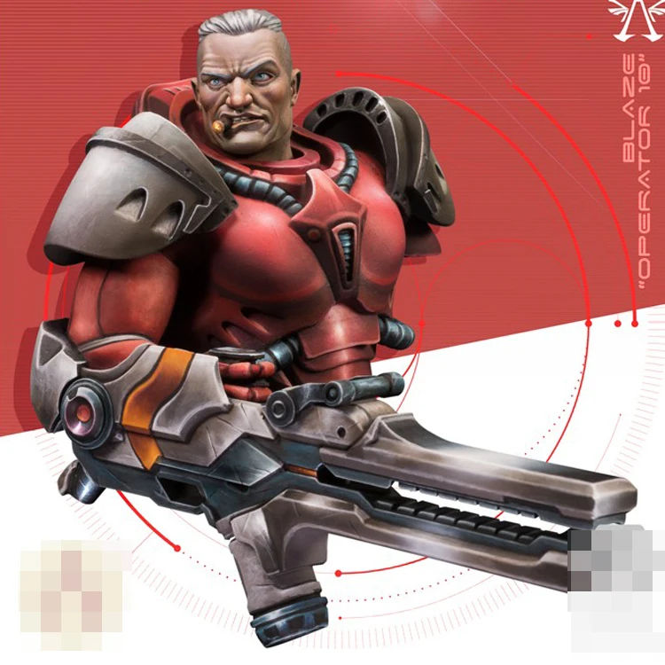 1/12 BLAZE OPERATOR 10 резиновая модель бюста GK Серия Механический воин в разобранном виде