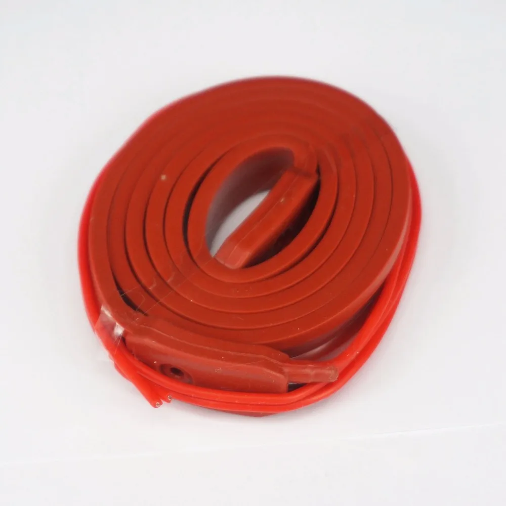 220V 25x2000mm 100W Waterproof Flexible Silicone Rubber Heater Heating Belt Unfreezer for Pipeline Electrical Wires | Обустройство