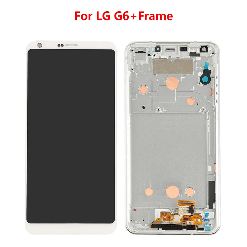 100% протестированный экран Для 5 7 дюймового LG G6 ЖК дисплей с рамкой кодирующий