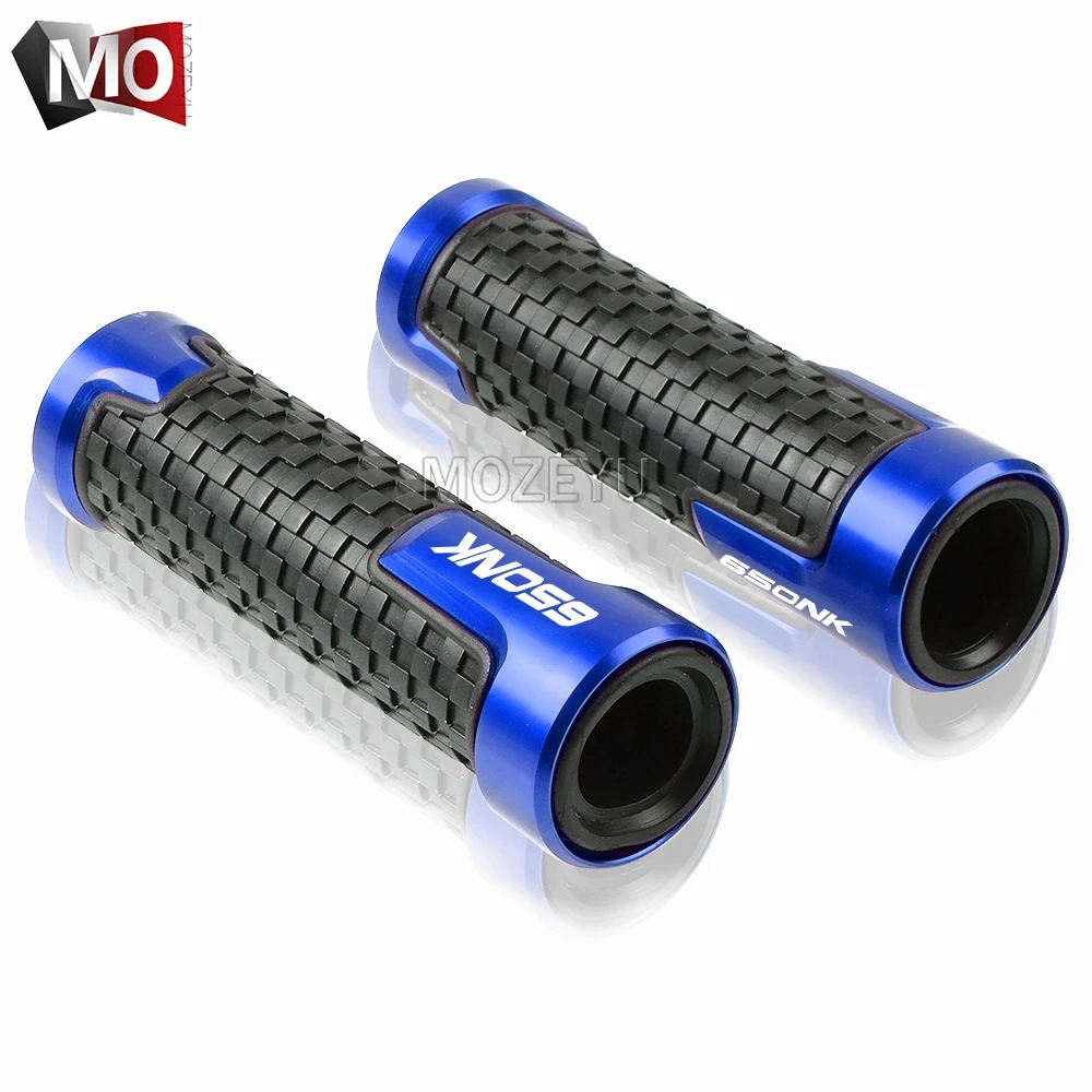 Blue 7/" 22 мм руль мотоцикла, аксессуары ручной рукоятки «Грипсы» для CFMOTO 650NK 650 NK - Цвет: Blue