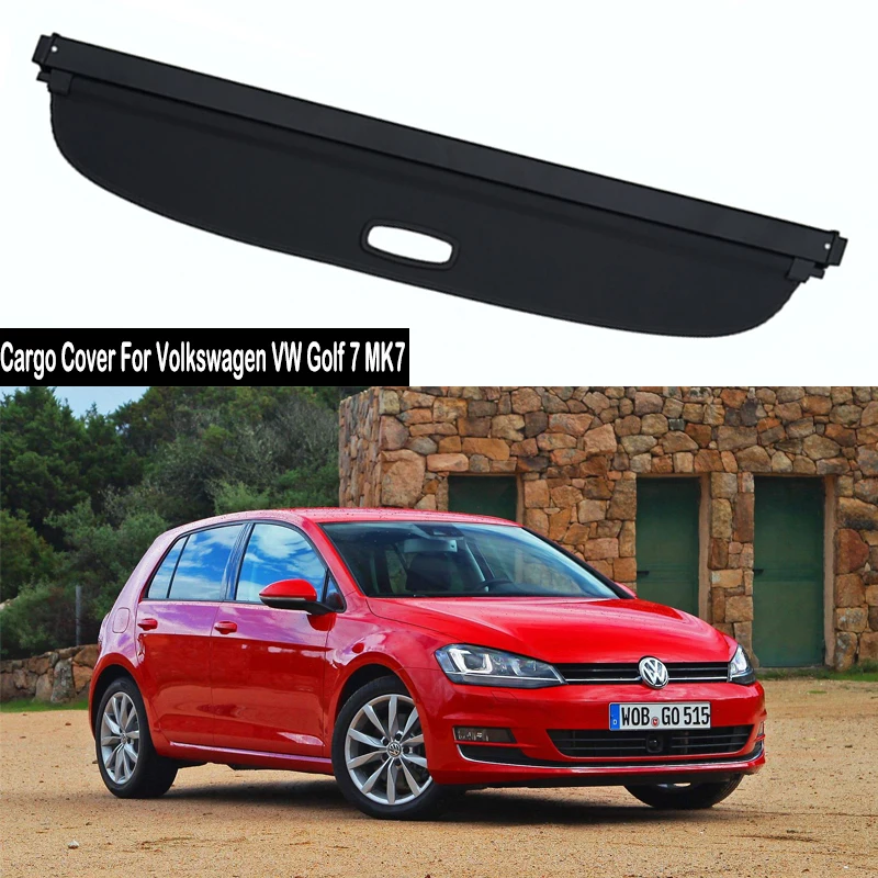 Задний грузовой Чехол для Volkswagen VW Golf 7 MK7- конфиденциальности багажник Экран щит безопасности аксессуары для защиты от солнца