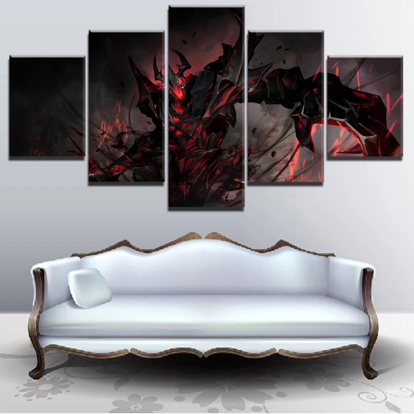 Набор для рисования DOTA 2 из 5 предметов холст на стену HD печать декоративная