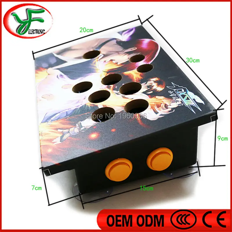 Аркадная коробка управления джойстик Кнопка контроллер дом деревянная