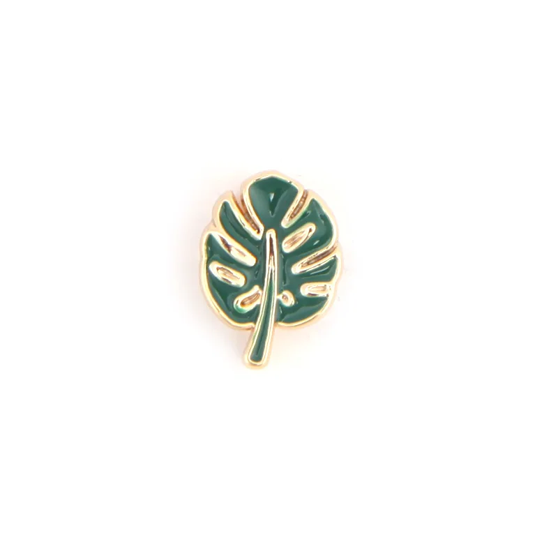 Оригинальный дизайн SANSHOOR PHILODENDRON шармы для слайдов размером 10 мм Женский сетчатый