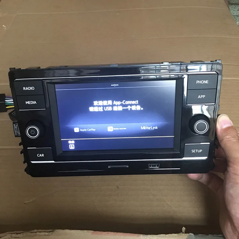 Carplay MQB 6 5 &quotавтомобиль MIB радио Bluetooth для Passat B8 Golf 7 5GG 035 280D 5GG035280D 280 D|Клипсы и зажимы