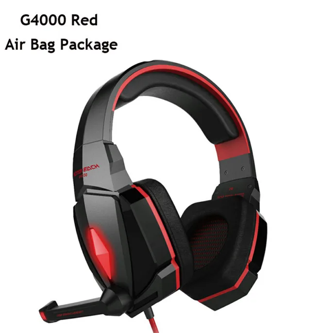 G4000 RED G2000 G4000 G9000 Игровые наушники проводные наушники с глубоким басом с микрофоном светодиодный светильник наушники для PS4 ноутбук Xbox PC Gamer - Цвет: G4000 RED