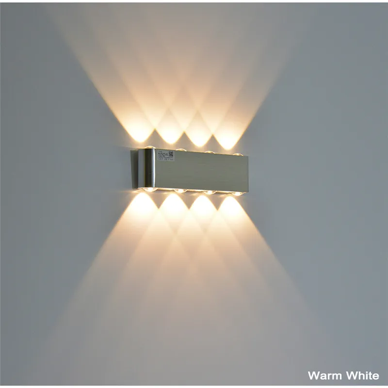 2018 NEW Indoor 6W 8W LED Wall Lamps AC100V/220V Aluminum Decorate Sconce bedroom living room restaurant Light | Лампы и освещение