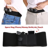 tactical belly band gun holster right hand concealed carry elastic waist girdle belt airsoft hunting holster