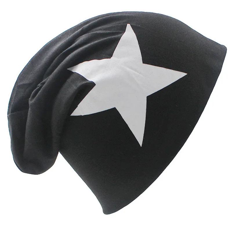 LOVINGSHA модные брендовые осенне зимние шапки для женщин большие звезды тонкие