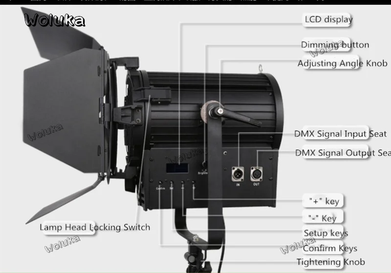 150W film LED Spotlight photography lighting lamp light dance camera DMX512 Adjustable CD50 T13 | Электроника