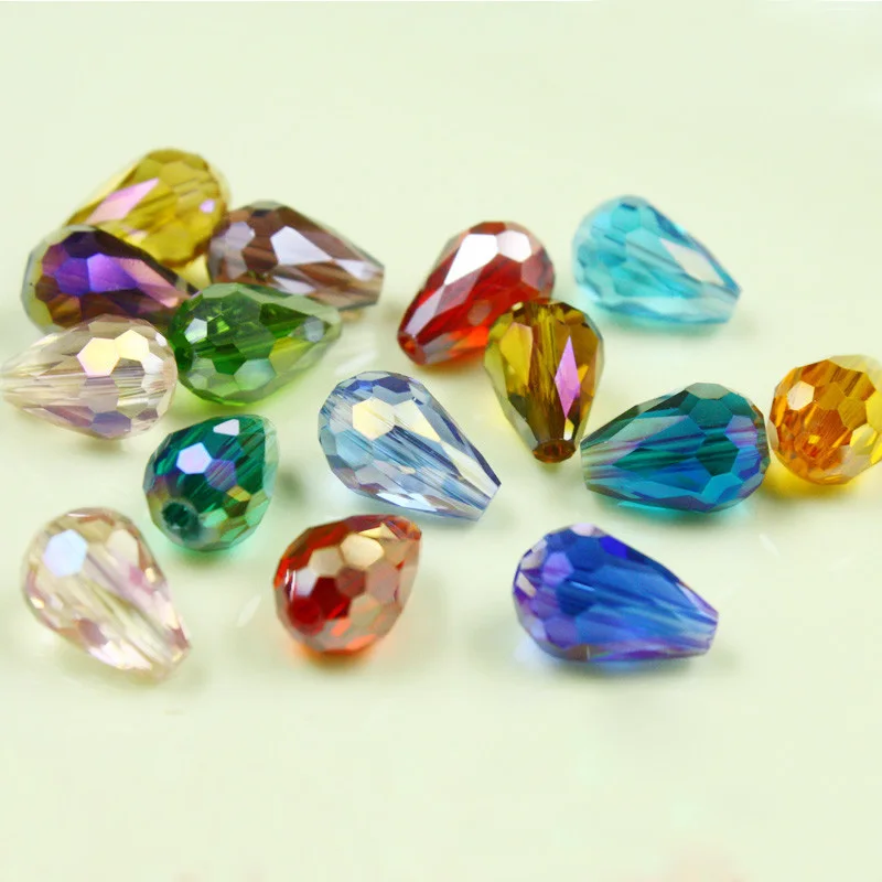 Новые высококачественные стеклянные бусины в виде капель для воды форме