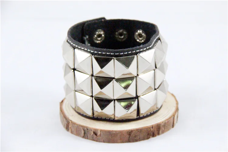 2014 нью панк сплава вырезать кожаный браслет ручной персонаж с ювелирные изделия