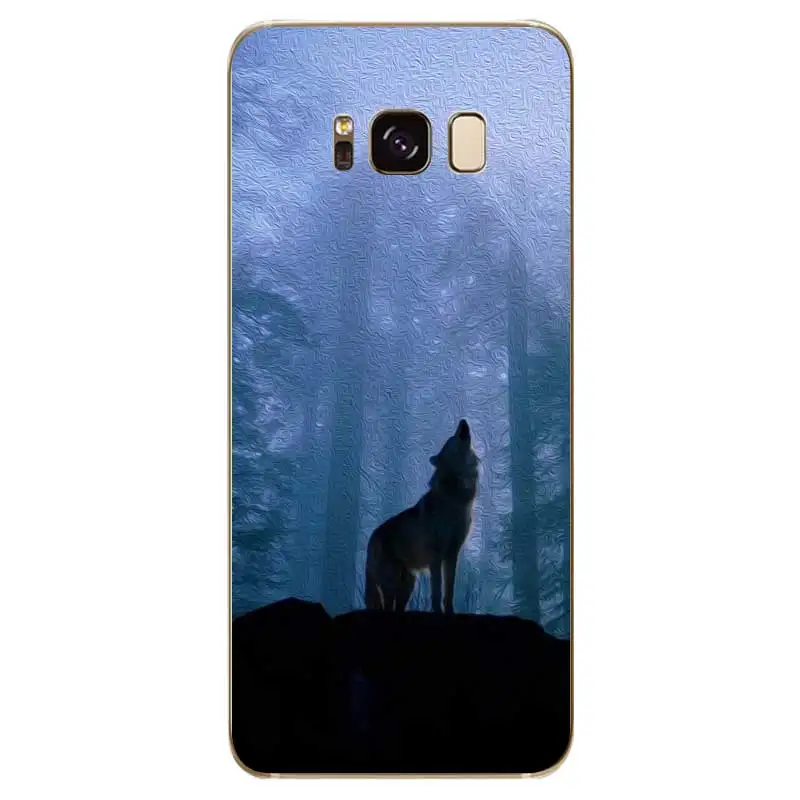 N468 Wolf Soft TPU Silicone Case For Samsung Galaxy A2 Core A6 A7 A8 A9 A10 A30 A40 A50 A60 A70 A8S A9S A20E Plus |