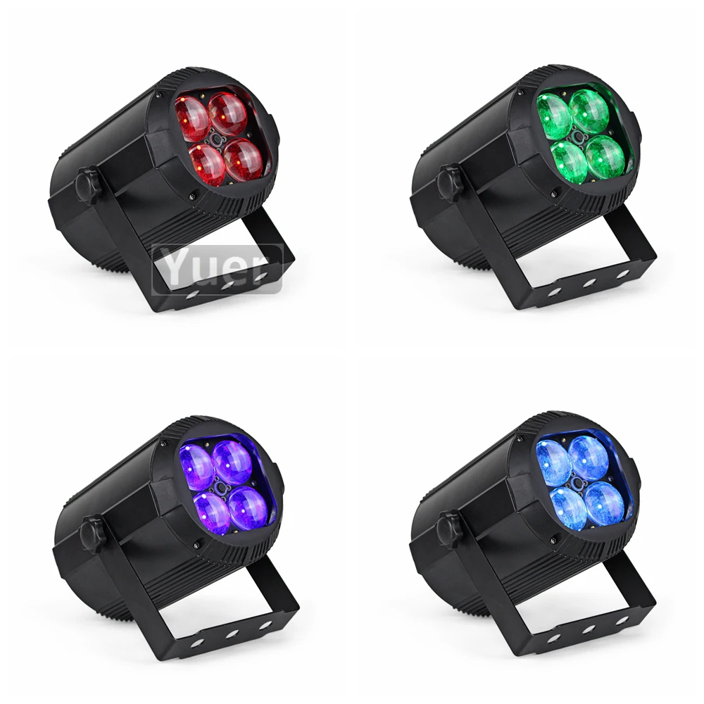 2 шт./лот 40 Вт COB RGBW 4 в 1 светодиодный Zoom Par Light DMX512 моющийся эффект DJ оборудование