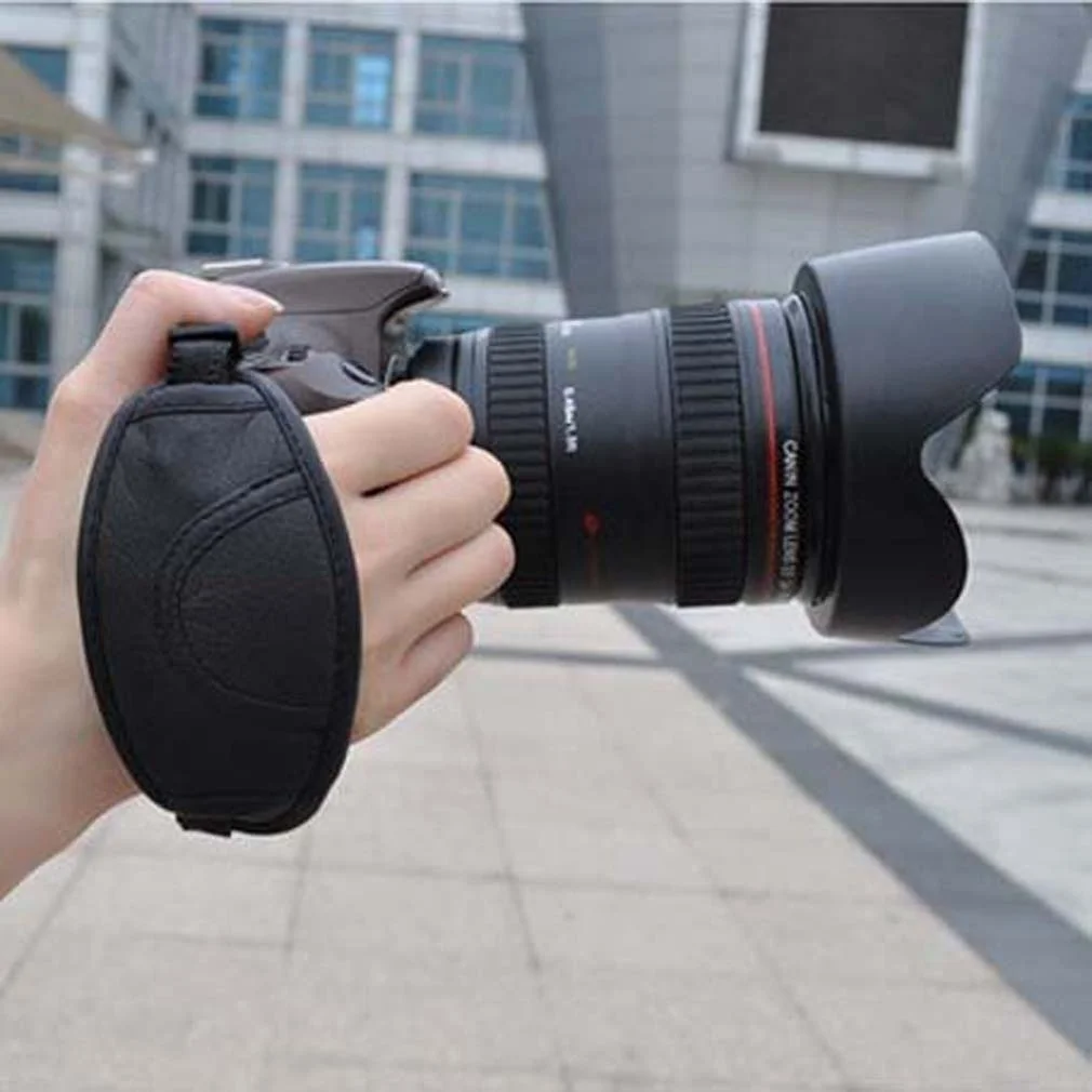 SLR ремешок для камеры кожаный ремешок на запястье с 1/4 быстроразъемной пластиной для Canon Nikon sony SLR/DSLR ремешок на запястье