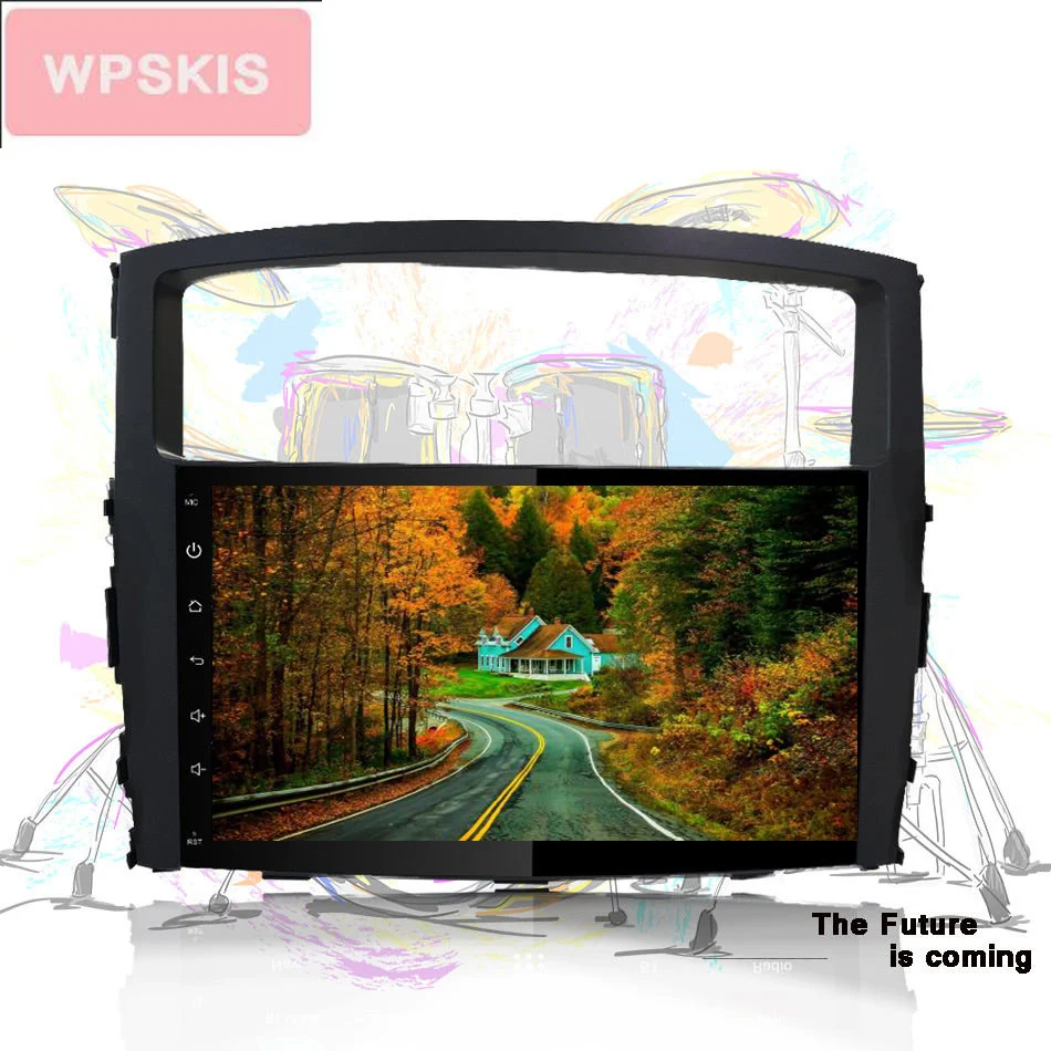 WPSKIS 9 &quotAndroid 10 0 6 Гб Ram автомобильный ПК блок лента стерео аудио монитор для MITSUBISHI