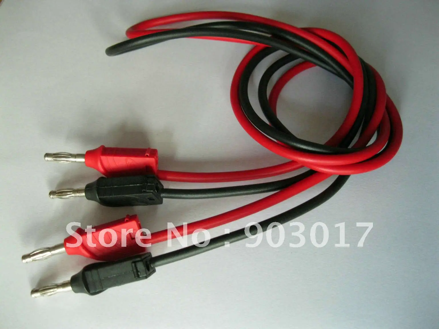 3 комплекта (3 шт. красный + черный) вилка типа банан для штекера силиконовый кабель