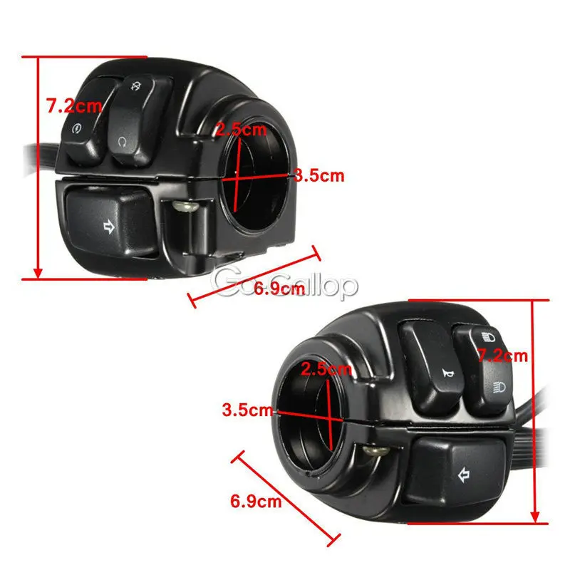Провод управления на руль 1 дюйм для Harley Dyna Wide Glide Low Rider Fat Bob Street Sportster Softail Deluxe|handlebar