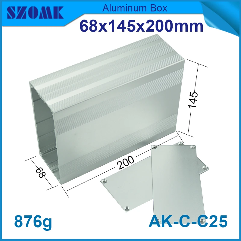 10 pcs/lot metal electronic ip 54 enclosures aluminium 68*145*200mm aluminum extrusion panel | Обустройство дома