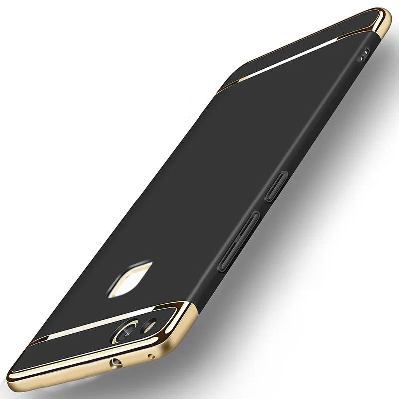 

Huawei P10 Lite Case Huawei P10 Lite Cover Case 3 in 1 Luxury Ultra Thin Mofi Protective Armor Black Back Huawei P10 Lite Case