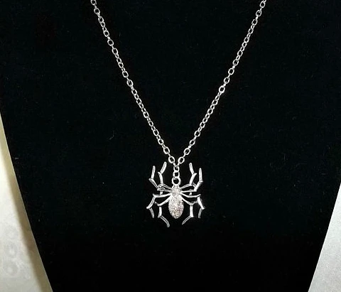 2018/популярное Новое модное ожерелье с подвеской в виде паука на Хэллоуин