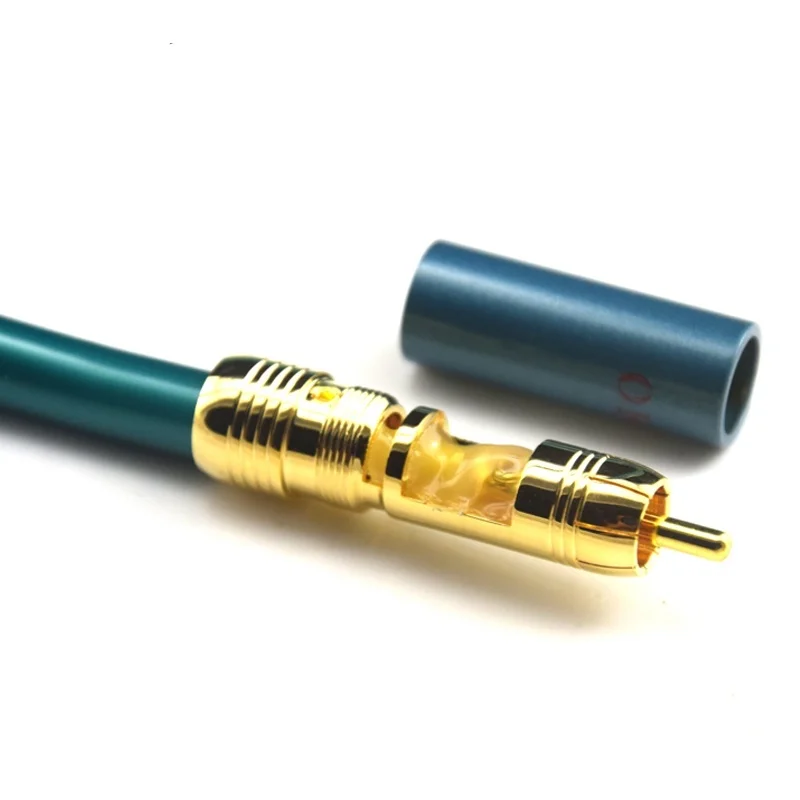 1 пара Ortofon Hifi чистый RCA 8N OCC аудио кабель Hi-end усилитель CD межблочный 2RCA к мужской м |