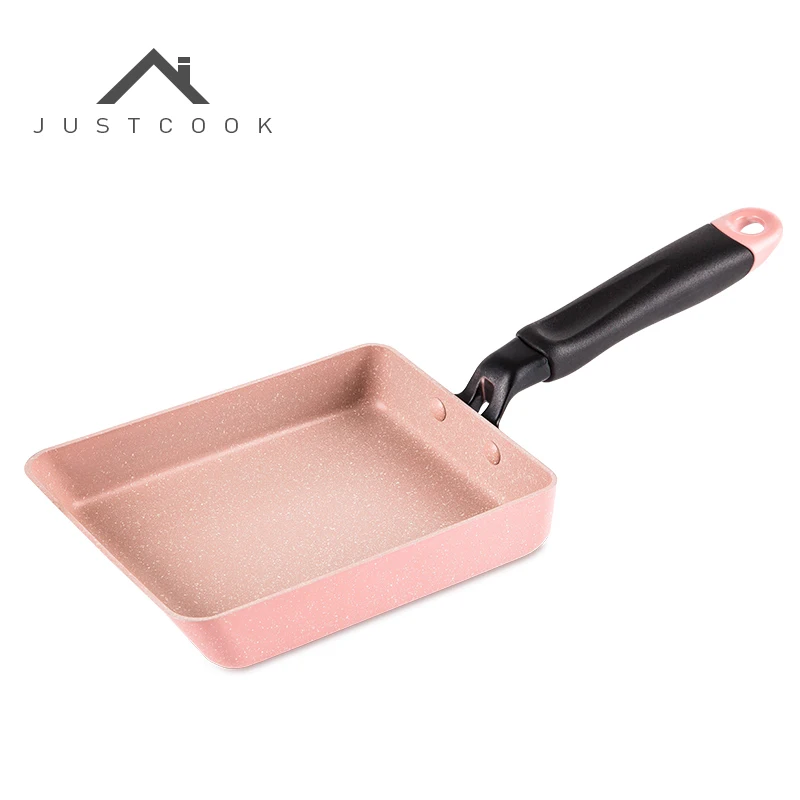 Justcook 13 5x18 5 см японский сковорода тамагояки с антипригарным окрытием для яиц блин