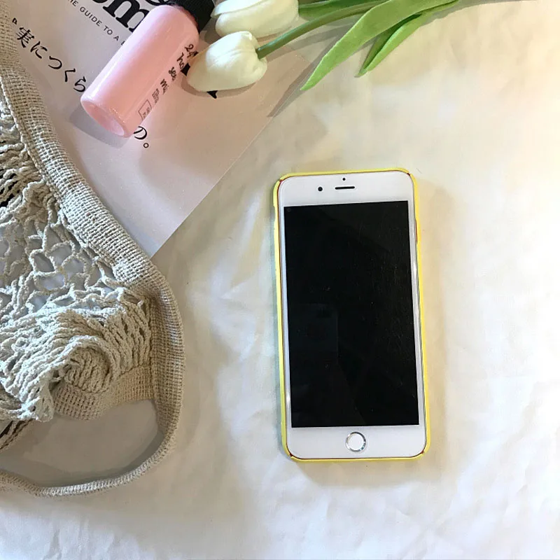 Чехлы JiBan для iphone 6s 7 8 Plus ультра тонкие чехлы с надписью Sunshine милые жесткие