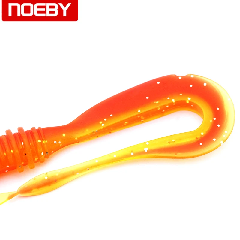 NOEBY 6 штук 10 см 4 г мягкие Реалистичная приманка Swimbait 8 2 5 личинка червь приманки 1g
