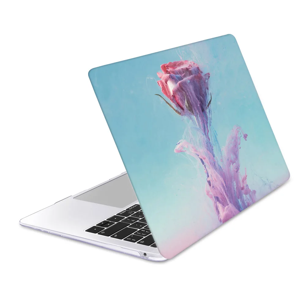 Z306 Цветной чехол для ноутбука MacBook 12 дюймов Air 11 Air 13 A1466 A1932 retina 13 15 Pro 13,3 15 Touch bar пластиковый жесткий чехол - Цвет: Z306