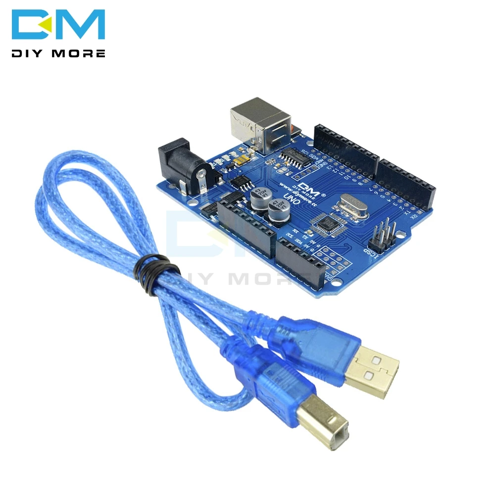 Совместимая плата UNO R3 с Atmel ATmega328P модуль драйвера CH340 CH340G на замену Atmega16U2 USB Type B