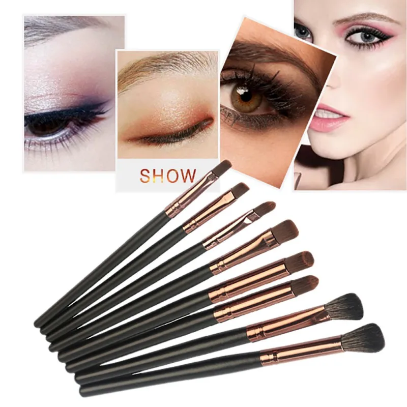 8 шт. набор кистей для макияжа Косметические Инструменты Тени век основа