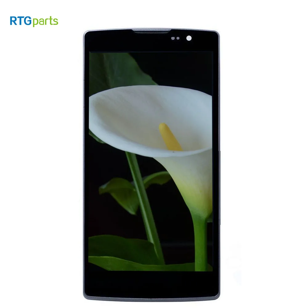 RTGparts LCD кодирующий преобразователь сенсорного экрана в сборе с рамкой для LG Spirit LTE
