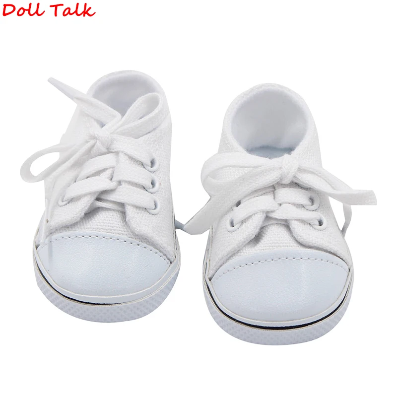 Модные холщовые кроссовки Doll Talk Baby обувь для девочек и 18 дюймов аксессуары кукол