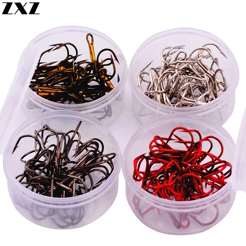 20 шт. тройные рыболовные крючки из высокоуглеродистой стали | Спорт и развлечения