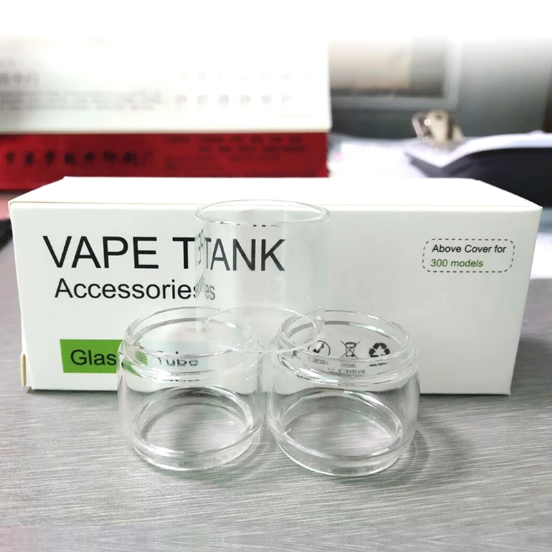3pcs High Quality Replacement Normal/Bubble Glass Tube For TFV8 X-BABY 2ml Atomizer Tank Fast Shipping | Мобильные телефоны и