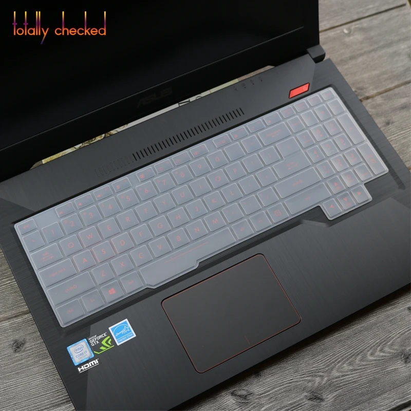 clear Для ASUS ROG strix S5AM S7AM FX80 FX503VD FX503VM GL503VD GL503GE GL503VM GL503VS 15,6 ''15 защита для клавиатуры ноутбука кожи - Цвет: clear