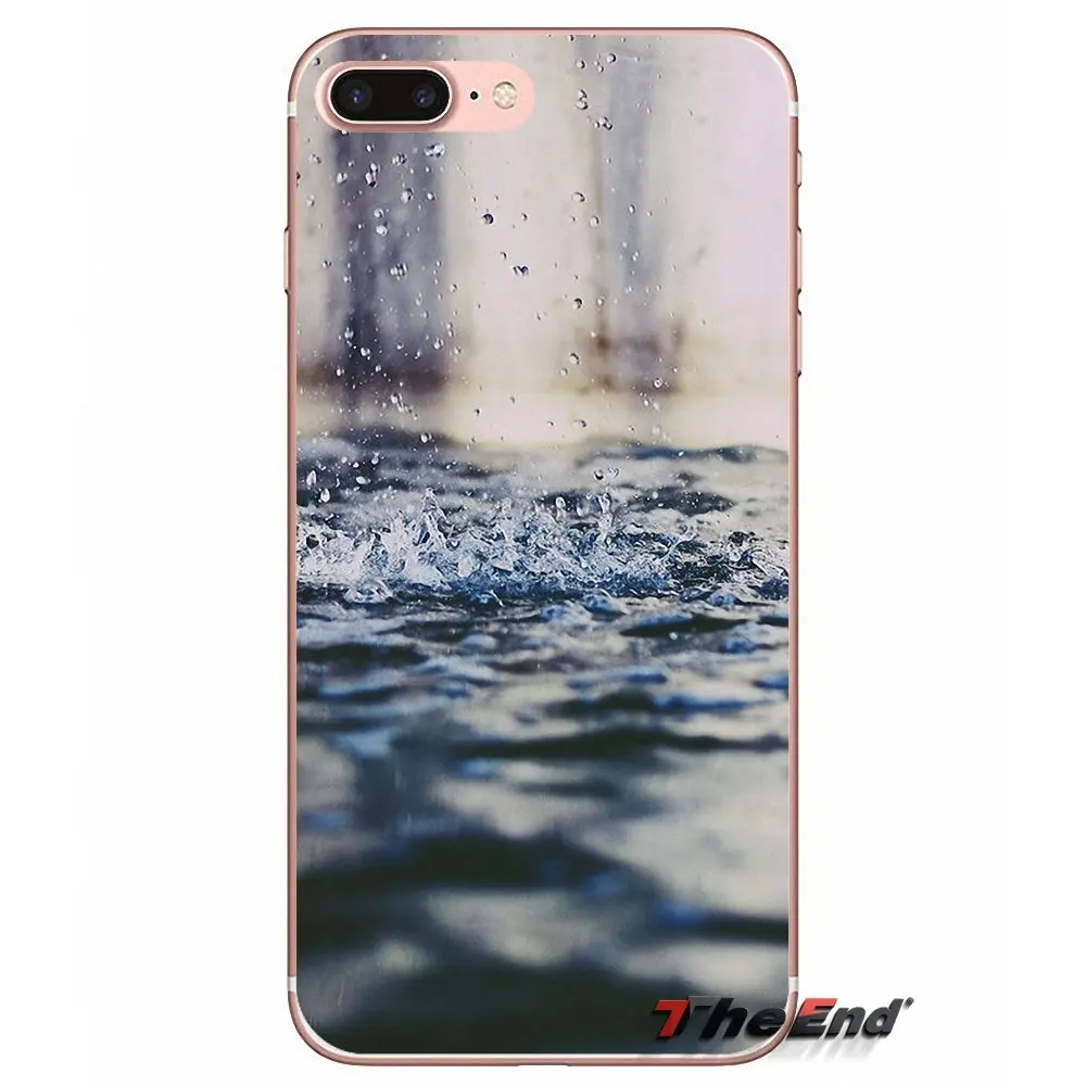Чехол для телефона Huawei G7 G8 Ascend P7 P8 P9 Lite Honor 4C 5X 5C 6X Mate 7 8 9 Y3 Y5 Y6 II Pro с каплями воды|phone