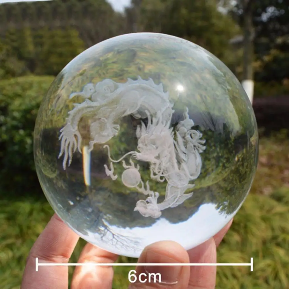 

Transparent Crystal Glass Ball Decoration Halloween Home Decoration Desktop Crystal Ball Home Decoration Accessories