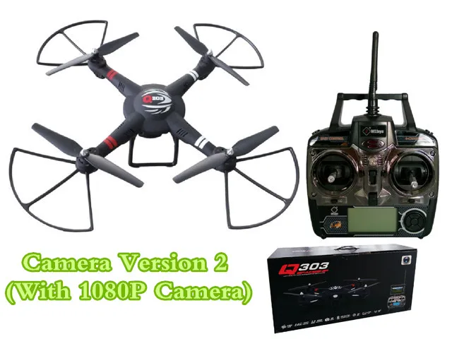 Большой Профессиональный радиоуправляемый Дрон Q303 2 4G 4CH 6 Axis One Aixs Gimbal 5 8G FPV rc