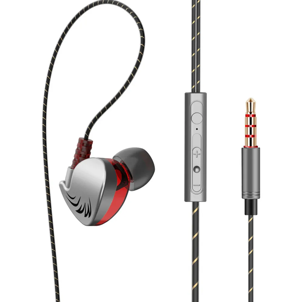 Новые спортивные наушники темно серый цвет Hi Fi вкладыши стерео Автоматическая