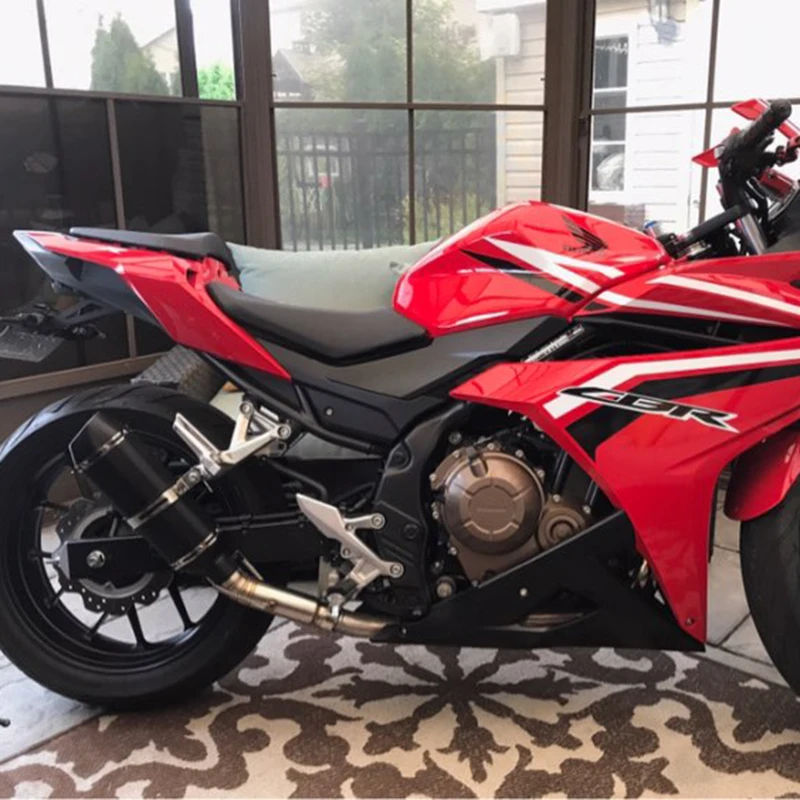 

Alconstar For HONDA CBR 500 CBR500 Motorcycle Exhaust Contact Middle Pipe Muffler Escap Connector With Clamp