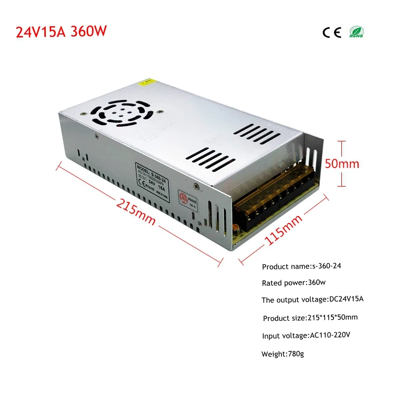 Адаптер питания DC 24 V 1.25A 2A 3A 5A 10A 15A 20A 25A 30A Трансформаторы освещения 24 V Вольт Светодиодный драйвер питания Светодиодная лента лампа