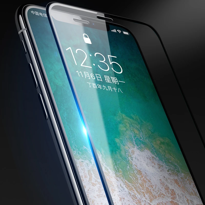 Закаленное стекло высокого качества для iphone X 5 6/6s 6 Plus 7 8 защита экрана закаленное