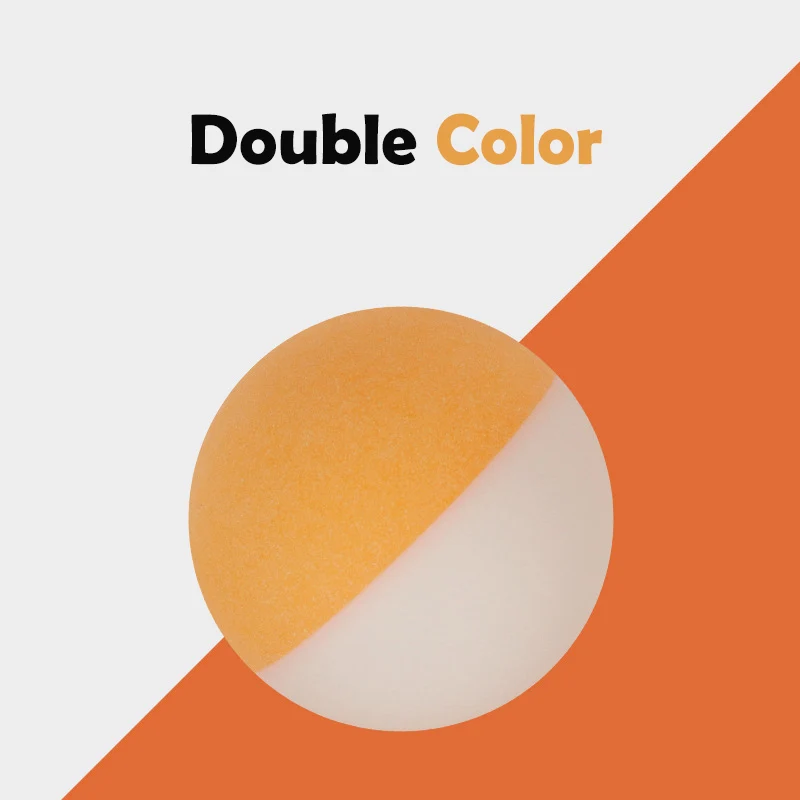 

One pack BI Colour Table Tennis Balls Double Color Seamed ABS 40+ Balls Plastic Ping Pong Balls Durable High-elastic 10pcs/20pcs