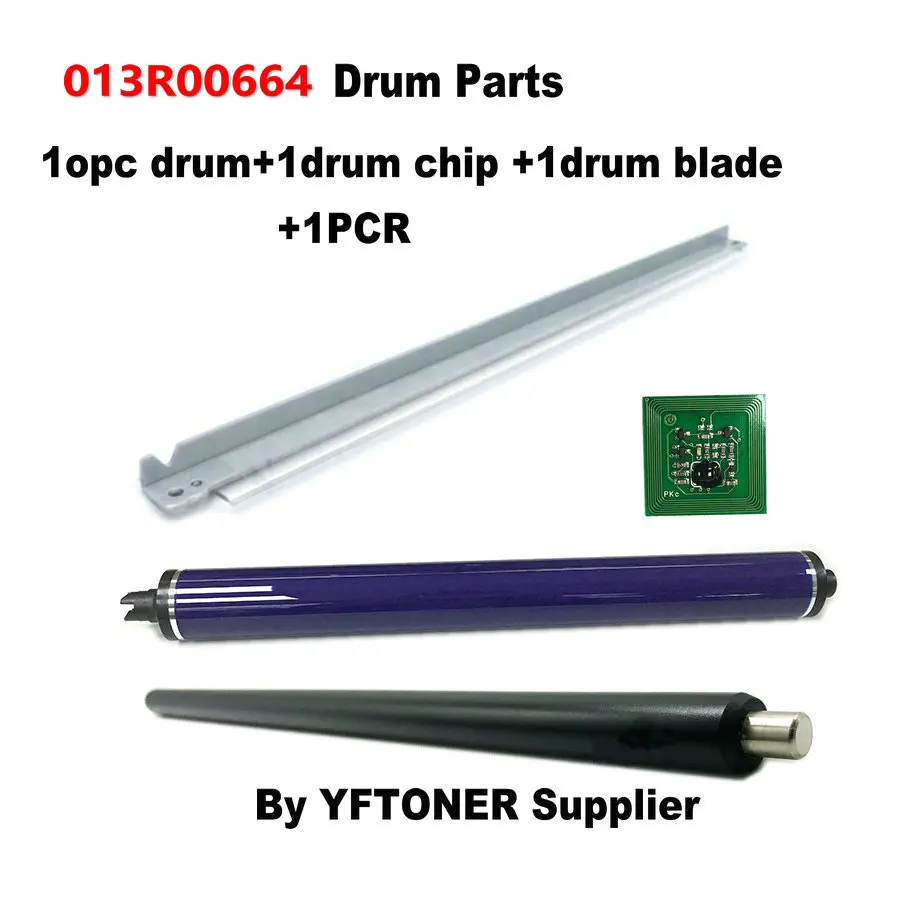 1 упаковка аксессуаров (цветной барабан + чип лезвие ПЦР) для Xerox Color 550 560 570 C60 C70 7965